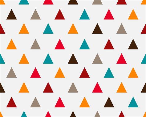 abstract colorful geometric triangle seamless pattern background vector illustration