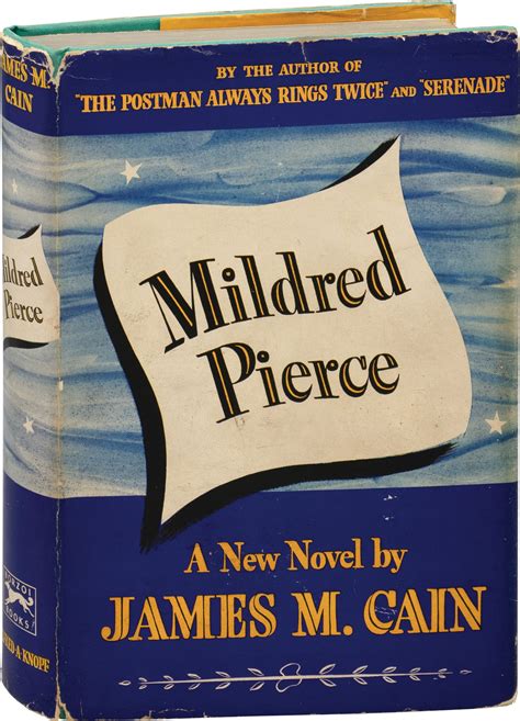 mildred pierce james m cain first edition