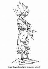 Coloring Dragon Ball Pages Printable sketch template