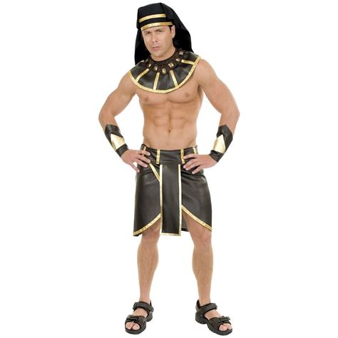 Details About Pharaoh Headdress Adult Mens Egyptian Costume Halloween