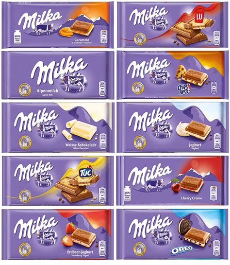 buy milka chocolate assortment variety pack   full size bars randomly selected