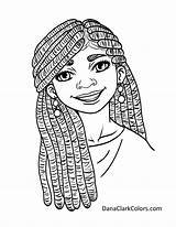 Coloring Pages Girls Sheets American Girl African Color Kids Magic Hair Afro Book People Dreads Boys Printable Boy Beautiful Books sketch template