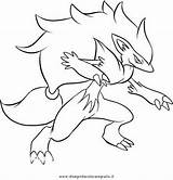 Pokemon Zorua Coloring Pages Zoroark sketch template