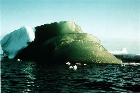 green icebergs  antarctica maritime herald
