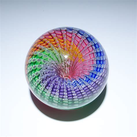 Rainbow Paperweight By April Wagner Art Glass Paperweight Artful Home