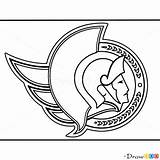 Senators Draw Hockey Nhl Step Logos sketch template