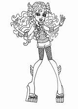 Lagoona Coloring Printable Blue Monster High Pages Piranha Pet sketch template