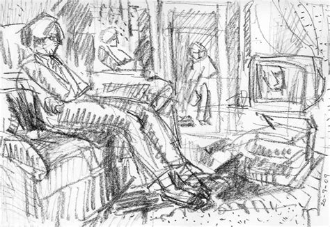 interior drawing drawings art male sketch