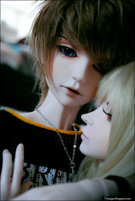 doll couple hug cute beautiful