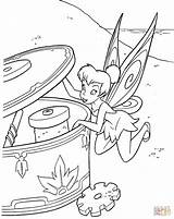 Coloring Pages Tinkerbell Disney Fairies Fairy Box Tinker Bell Musical Water Big Inside Looking Printable Kids Print Dots Drawing sketch template