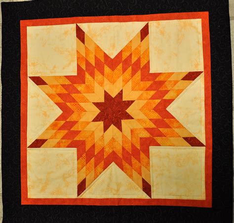 lone star quilt pattern  forthright girl orange lone star quilt