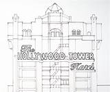 Tower Hotel Hollywood Terror Colouring Twilight Zone Pages Lineart Deviantart Drawings Search Again Bar Case Looking Don Print Use Find sketch template