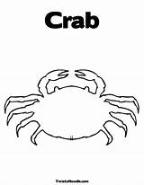 Crab Mangrove Twistynoodle sketch template
