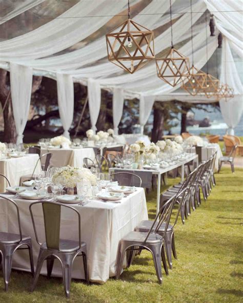 tent decorating ideas  upgrade  wedding reception martha