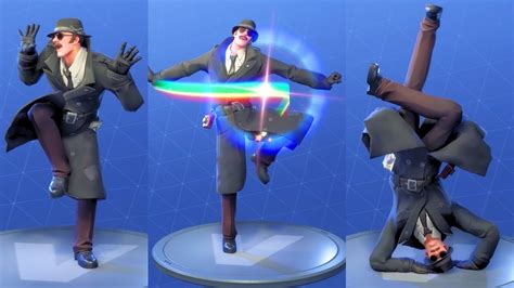 Fortnite Noir Performs All Dances Season 1 4 [hardboiled Outfits And Gear