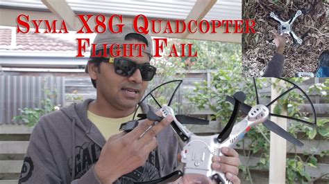 broken  drone syma xg quadcopter flight fail youtube