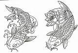 Koi Fish Coloring Outline Pages Tattoo Drawing Japanese Coy Realistic Printable Designs Mandala Paintingvalley Flickr Bestappsforkids Enjoy Collection Drawings Visit sketch template