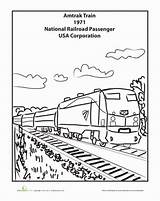 Amtrak Worksheet sketch template