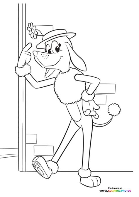 dog  coloring pages  kids   easy print