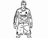 Ronaldo Coloring Madrid Real Cristiano Pages Coloringcrew Print Clipart Colorear Colouring Drawing Library Pdf Getdrawings Template sketch template
