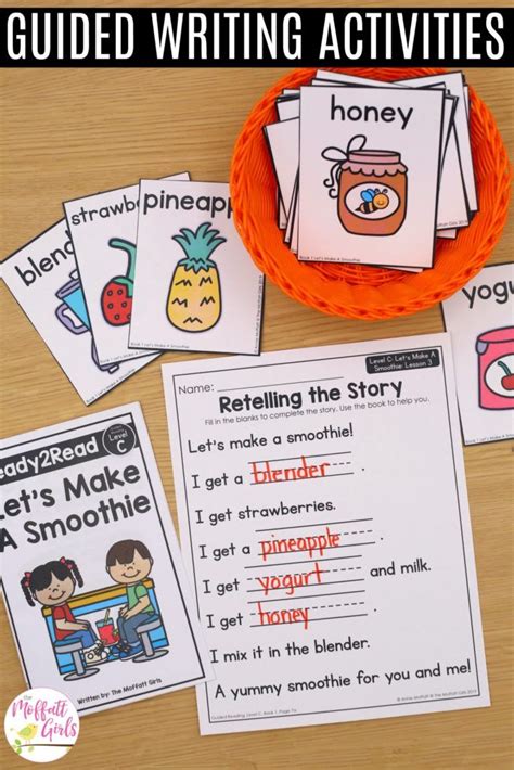 guided reading level  guided reading levels writing activities
