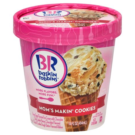 Baskin Robbins Moms Makin Cookies Ice Cream Shop Ice Cream At H E B
