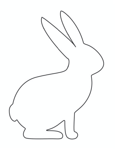 printable bunny rabbit templates easter bunny template easter