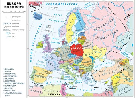 europa notatki geografia