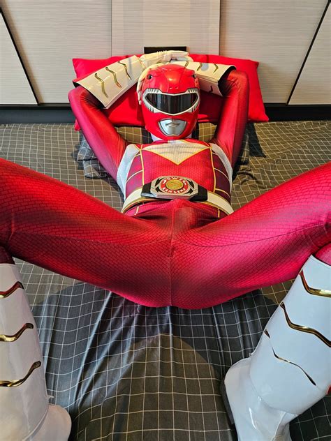 webdudeweb on twitter with his legs spread wide open red ranger had