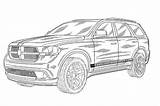 Durango Dodge Coloring Magnum Drawings Uspto Leaked Via Cherokee Jeep Grand Designlooter Patent Olds Revealed Looks 36kb 534px Suv Called sketch template
