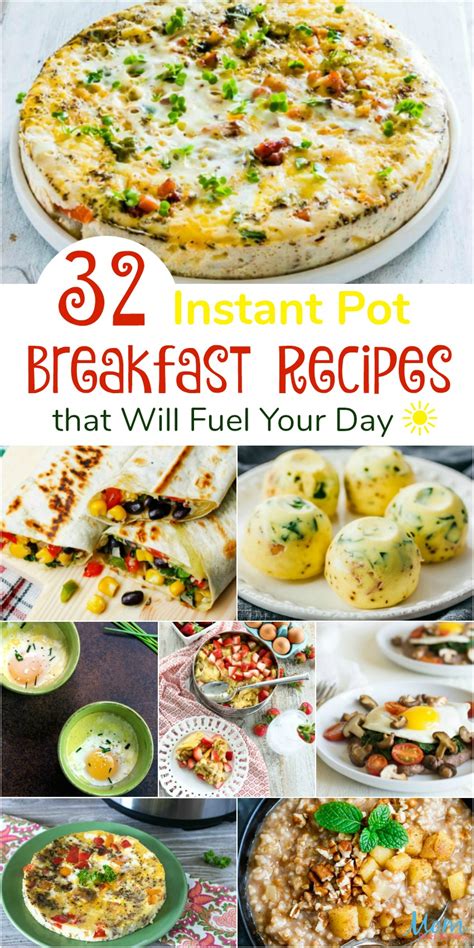 instant pot breakfast recipes   fuel  day mom  reviews