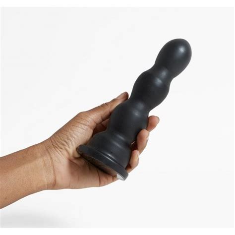 tantus buck silicone butt plug black sex toys at adult empire