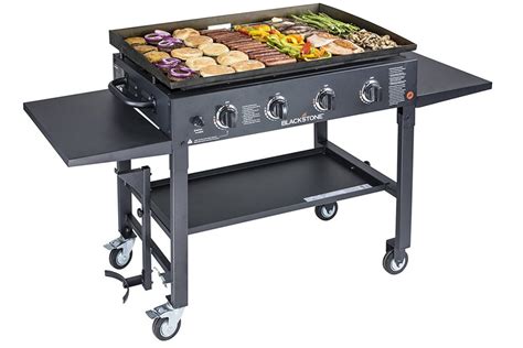 amazon lowest price highly rated blackstone   outdoor flat top gas grill griddle station