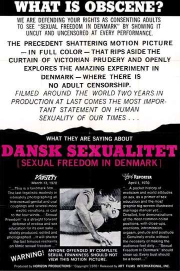 Sexual Freedom In Denmark 1970 Movie Moviefone