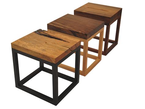 reclaimed solid wood accent tables contemporary rustic