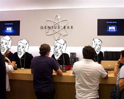 genius bar meme subido por trolencio memedroid