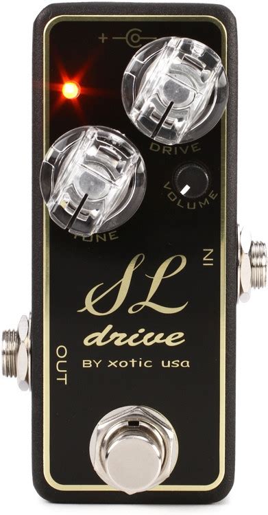 xotic sl drive overdrive pedal sweetwater