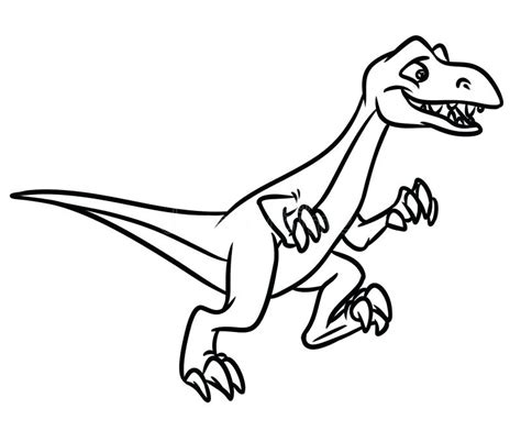 raptor coloring page images