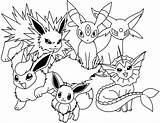 Pokemon Coloring Pages Evolution sketch template