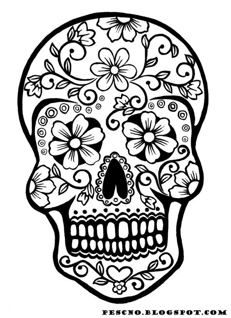 candy skull drawing    clipartmag