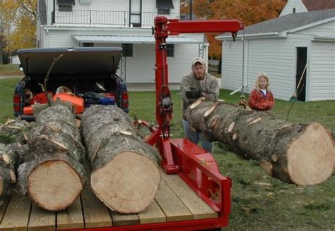 log loading winches  small trailers