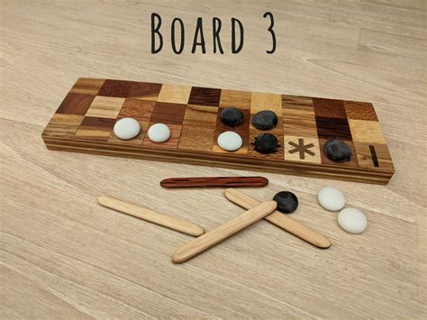 Senet Ancient Egyptian Wooden Board Game Board 3