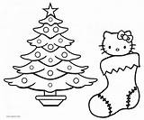 Kitty Hello Coloring Pages Christmas Printable Cool2bkids Getcolorings Print sketch template
