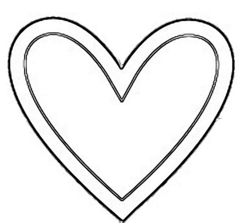 love heart template clipart
