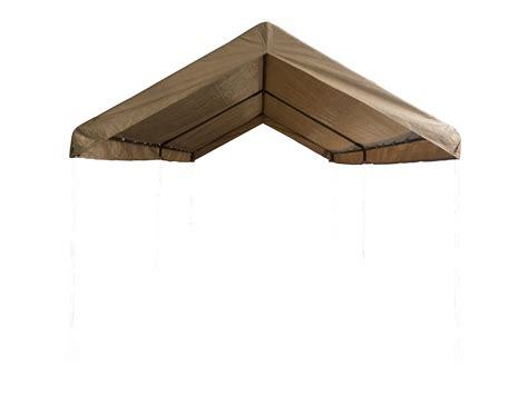carport canopy replacement cover tarp ball bungees tan fitted garage     ebay