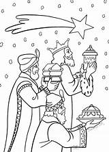 Jesus Wise Magi Nascimento Reis Nativity Wisemen Magos Kings Ausmalbilder Weihnachten Colorare Könige Heilige Malvorlagen Colouring Crianças Natal Enero Três sketch template