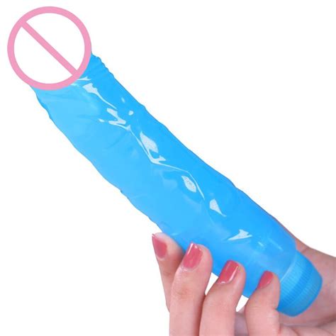 Erotic Jelly Dildo Vibrator Lesbian Dildo Real Penis Toy