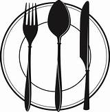 Silverware Utensils Cutlery Fork Utensil Clipground Garpu Dapur Cliparts Makan sketch template