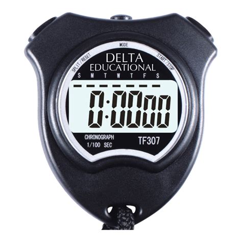 stopwatch digital large display delta educational