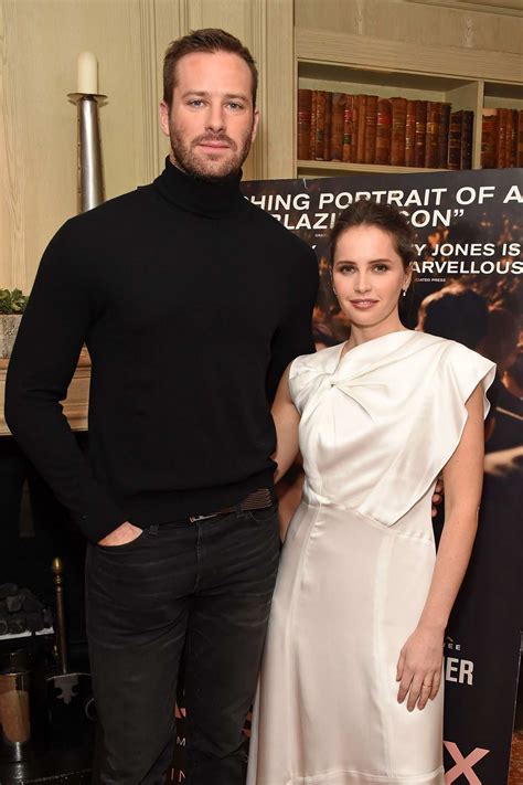 felicity jones and armie hammer attends a special screening of on the